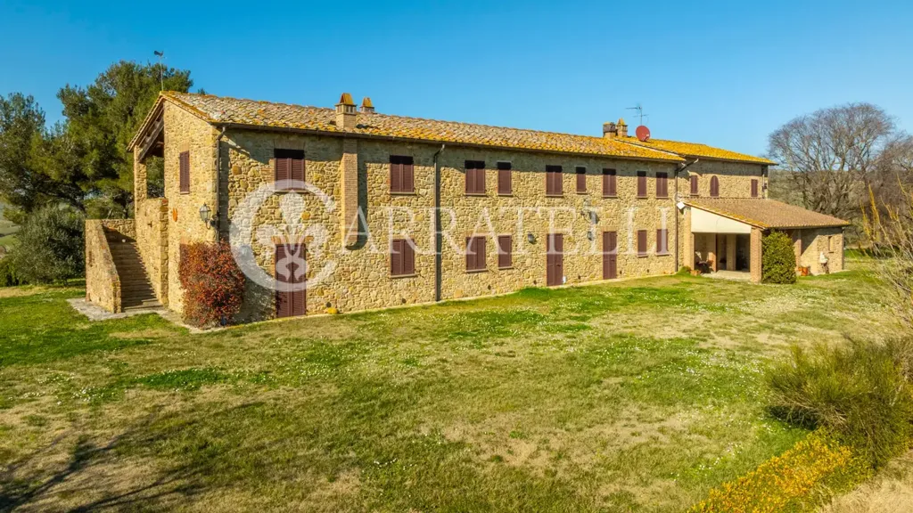Õhuvaade - Rustic Farmhouse with Pool near Volterra
