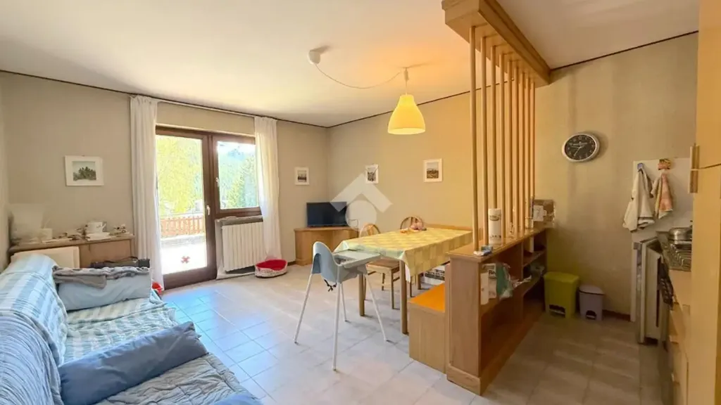 Söögituba - 2-Bedroom Apartment with Private Terrace in Pragelato