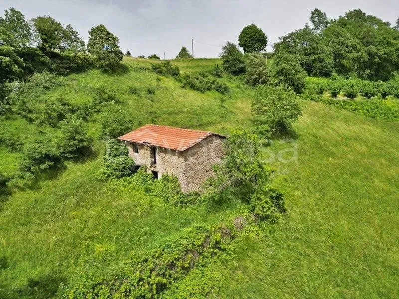 Vue aérienne - Rustic Stone Cottage with Hillside View in Niella Belbo