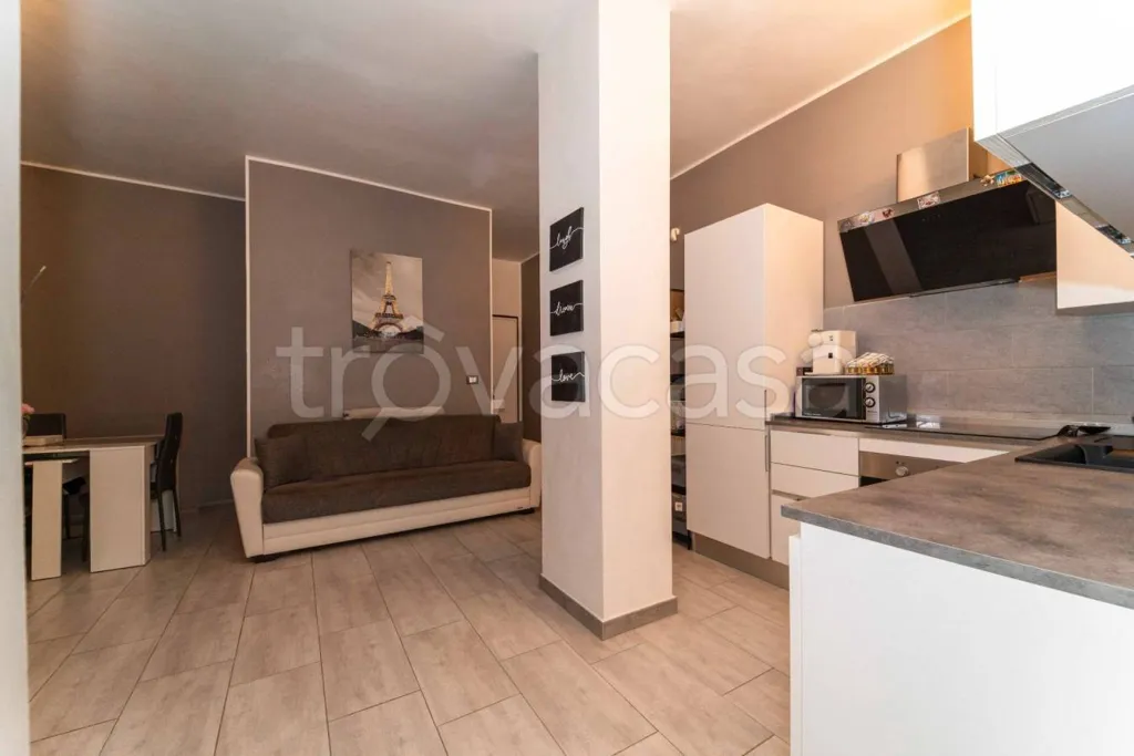 Köök - Rusticated Flat with Terrace in Moncalieri