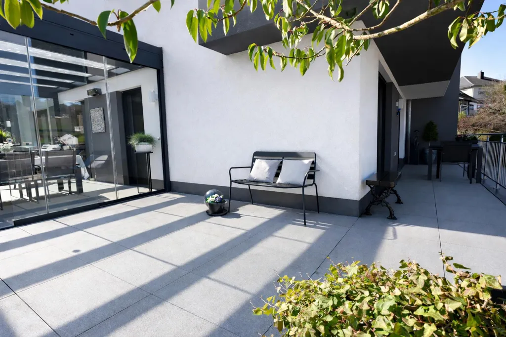 Terrasse - Appartement avec Terrasse et Véranda à Eselborn
