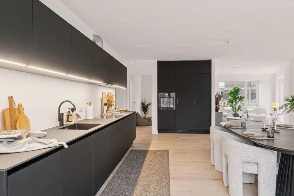 Kitchen - Apartment with 5G Coverage in Køge