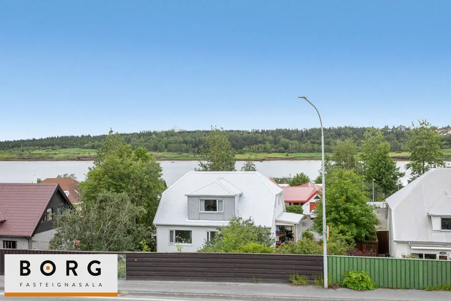 Vue aérienne - Penthouse with Large Balcony in Kópavogur