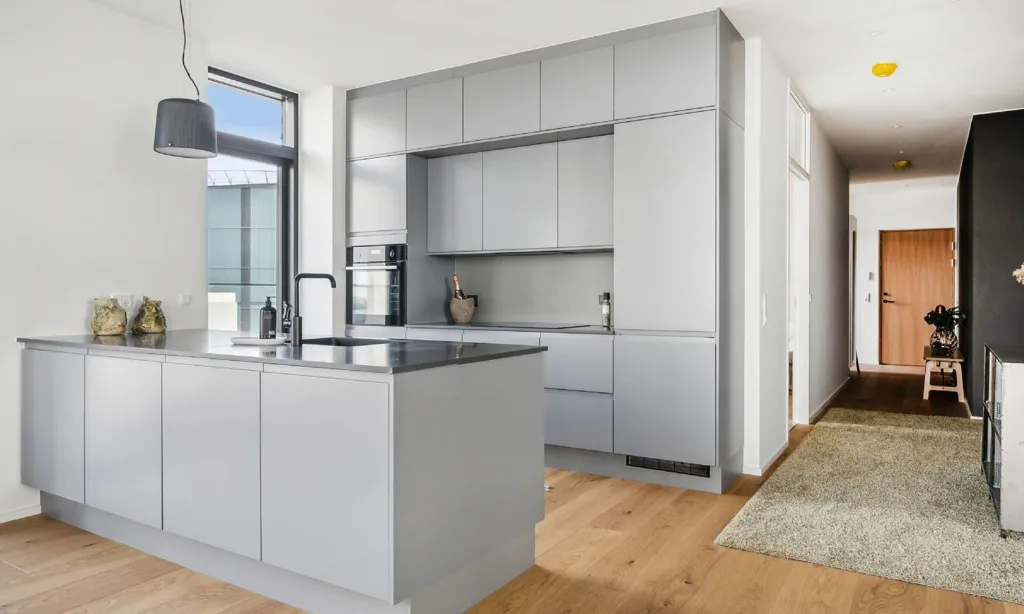 Cuisine - Apartment with Limfjord View in Aalborg