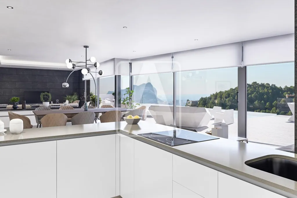 Cucina - Luxury Villa with Sea Views in Benissa Costa