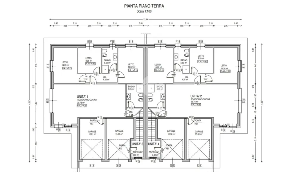 Plan - New Villa with Terrace in Borgo Virgilio
