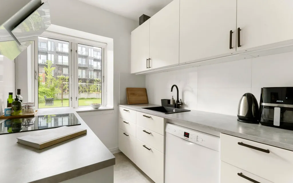 Cucina - Apartment with Brick Facade in Odense C