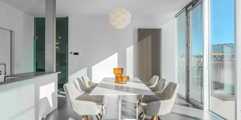Söögituba - 2-Bed Apartment with Garden in Ostende