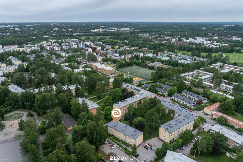 Õhuvaade - Modern Apartment with Sea View in Kannelmäki