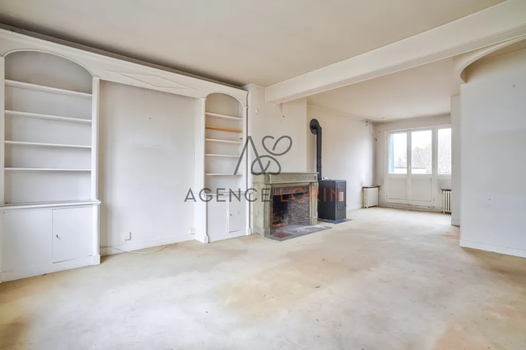 Séjour - Appartement Familial avec Terrasse au Vésinet