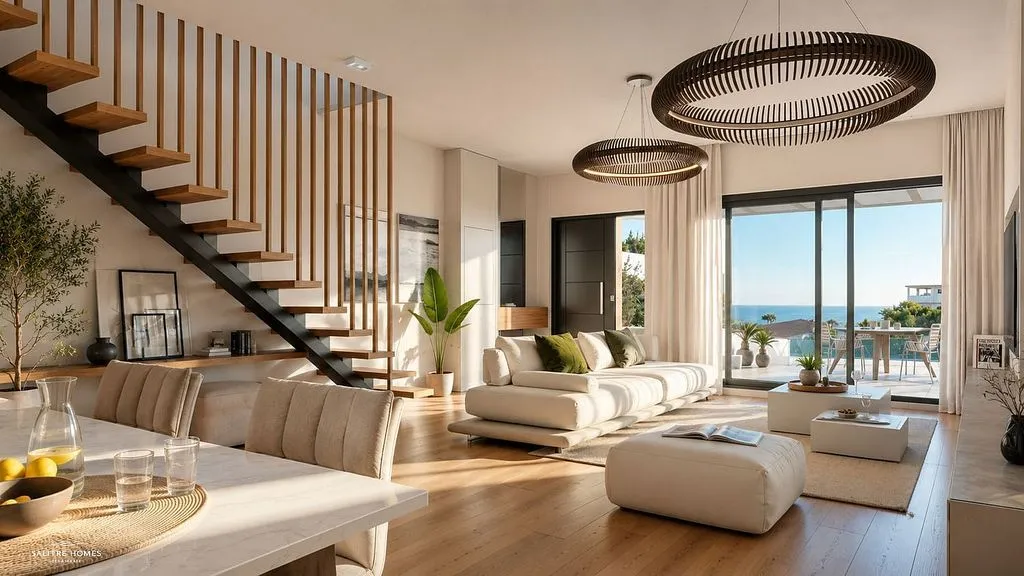 Elutuba - Contemporary Adjoined Villa with Pool in Benajarafe