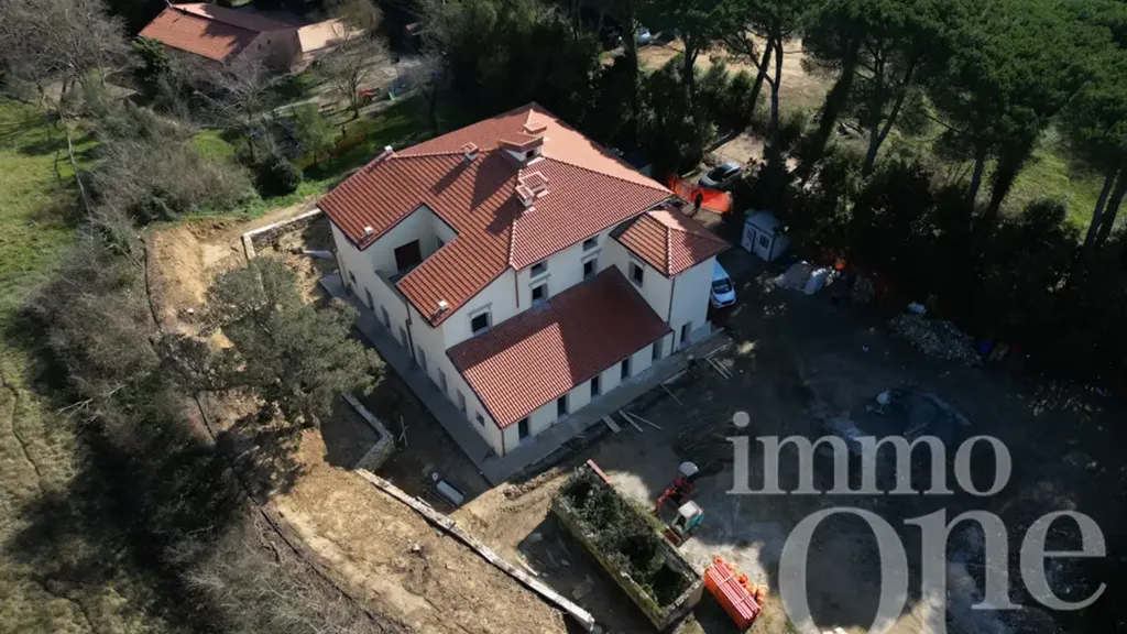 Aerial - Restored Apartment with Terraces in La Puzzolente
