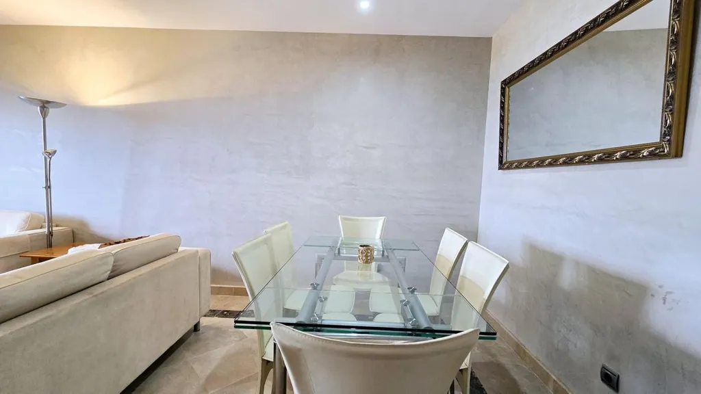 Dining Room - Beachfront Apartment with Sea Views in Manilva