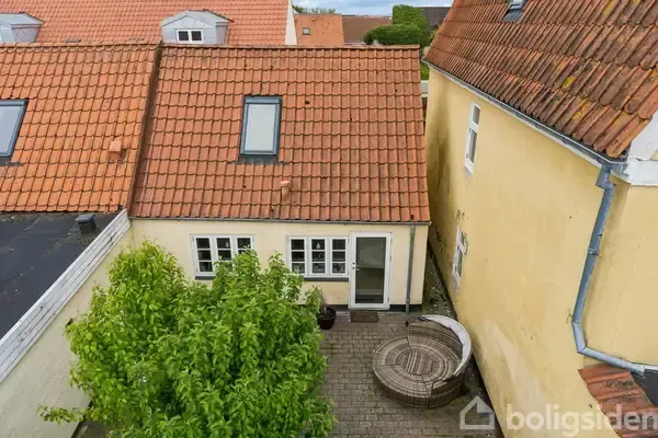 Vue aérienne - Row House with Garden in Nibe