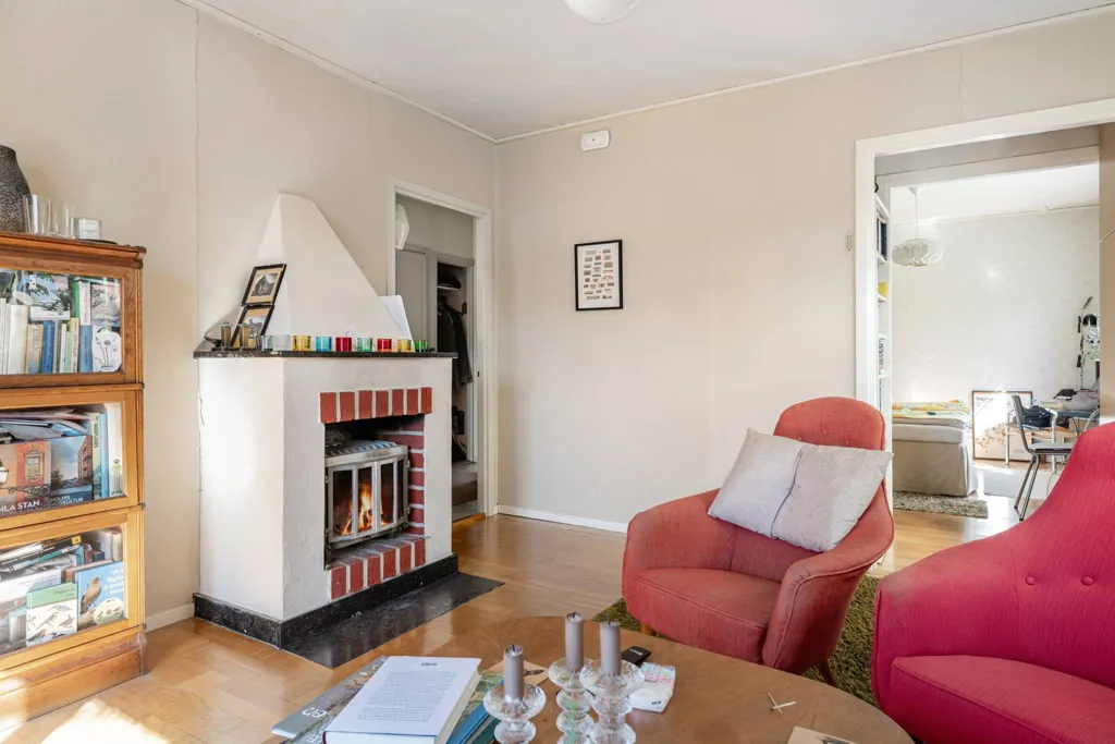 Séjour - Charming Villa with Garden in Saltsjö-Boo