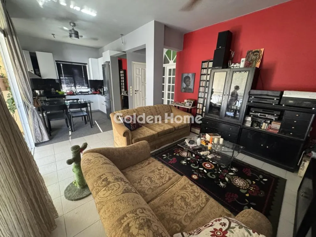 Living Room - Modern Penthouse with Balcony in Agios Dimitrios Centre