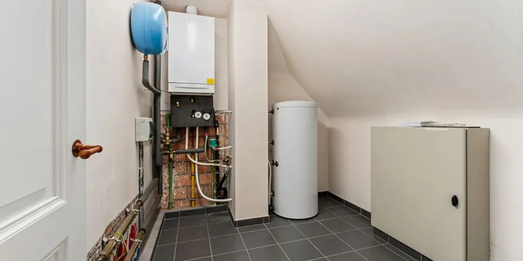 Utility Room - Contemporary Villa with Terrace in Wingene