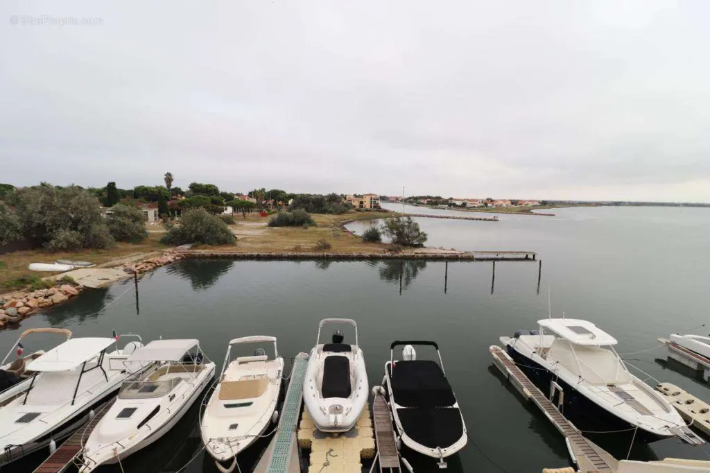 Terrasse - Appartement avec Piscine au Quartier Nautique à Le Barcarès