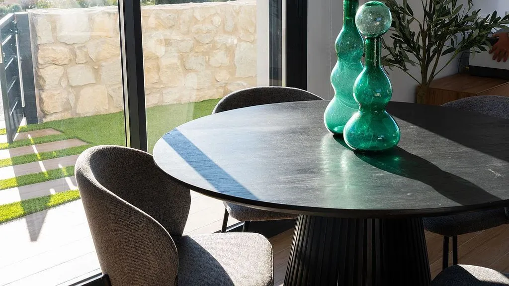 Söögituba - Modern Mediterranean Chalet with Golf Course View in Algorfa