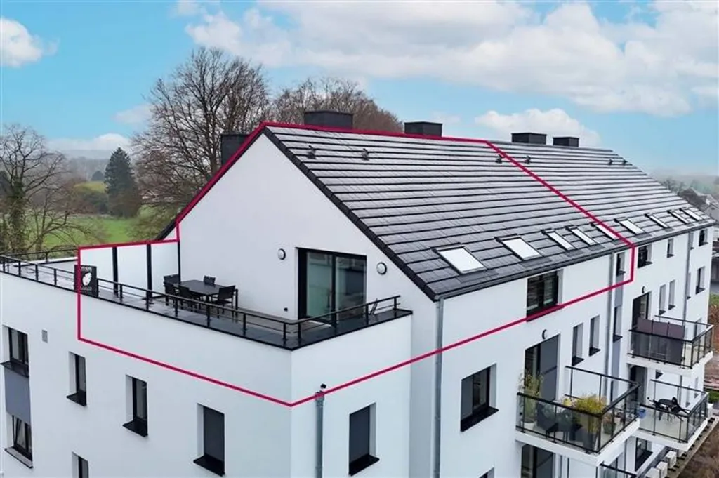 Aerial - Flat with Garden View in Mettet Centre