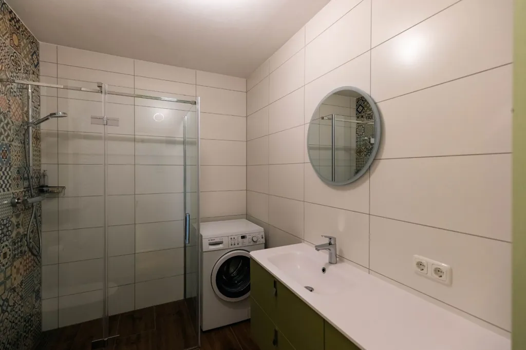 Salles de bain - Modernised 2-Bedroom Flat with Panoramic View in Vaals