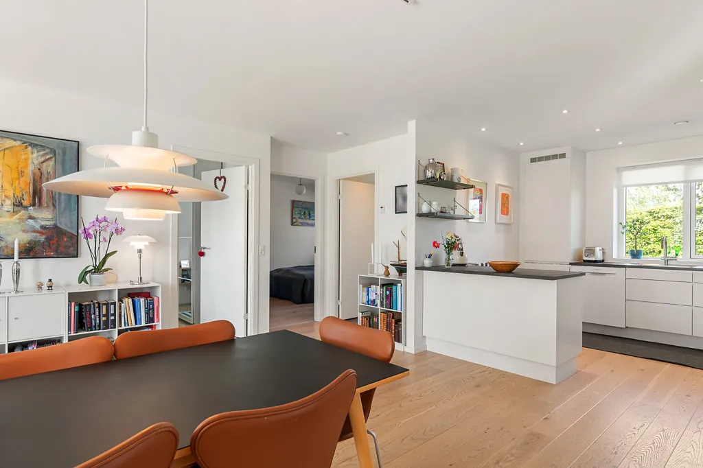 Dining Room - Modern Rowhouse with Garden in Ålsgårde