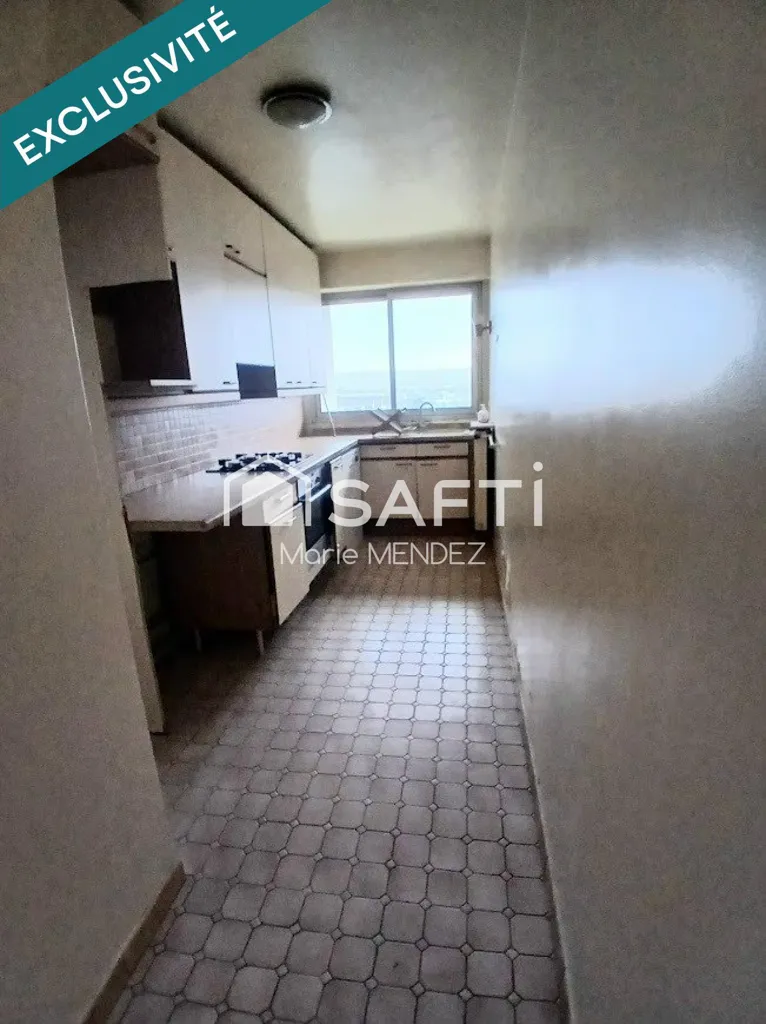 Köök - Penthouse Flat with Panoramic View in Le Vésinet