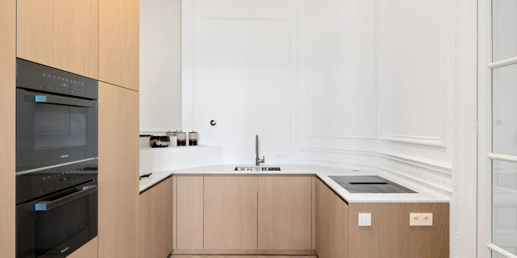 Cuisine - Appartement Luxueux avec Vue sur Place à Gand