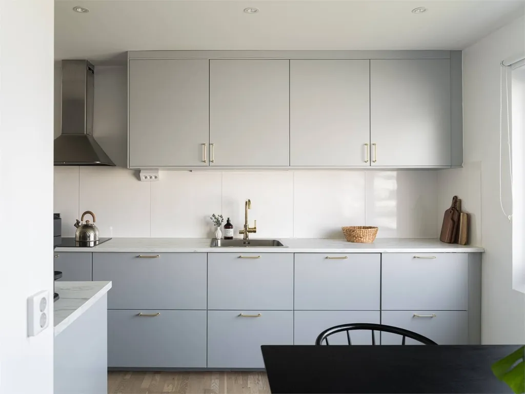 Cuisine - Renovated Apartment with Balcony in Lindeborg