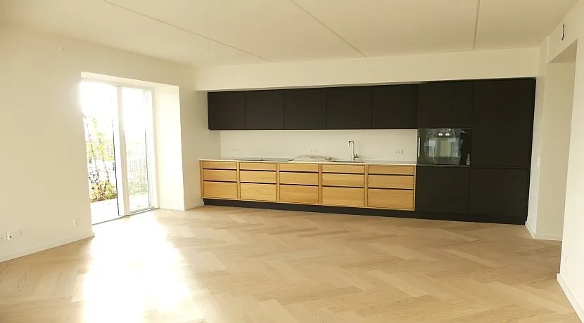 Köök - Luxury Apartment with Panoramic Harbour View in Copenhagen
