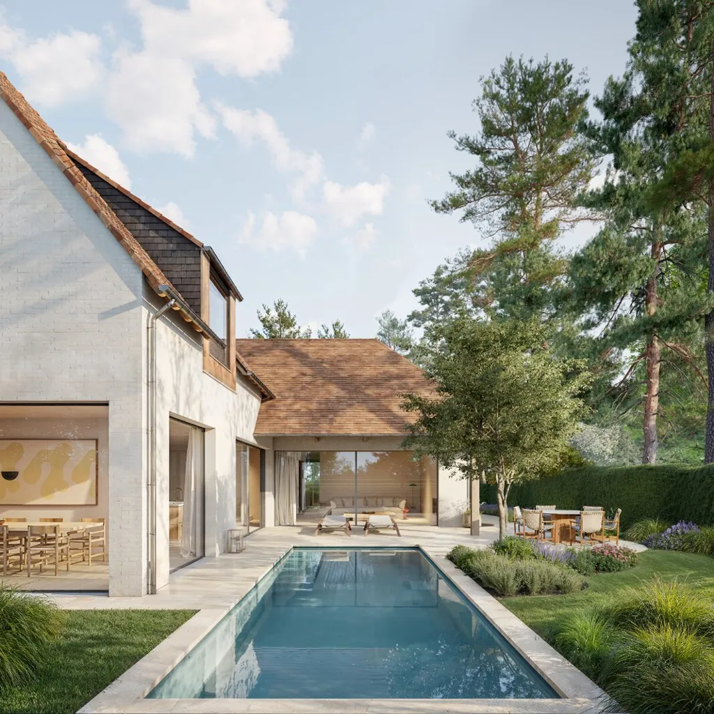 Pool - Newly Built Zoute Villa on Magere Schorre
