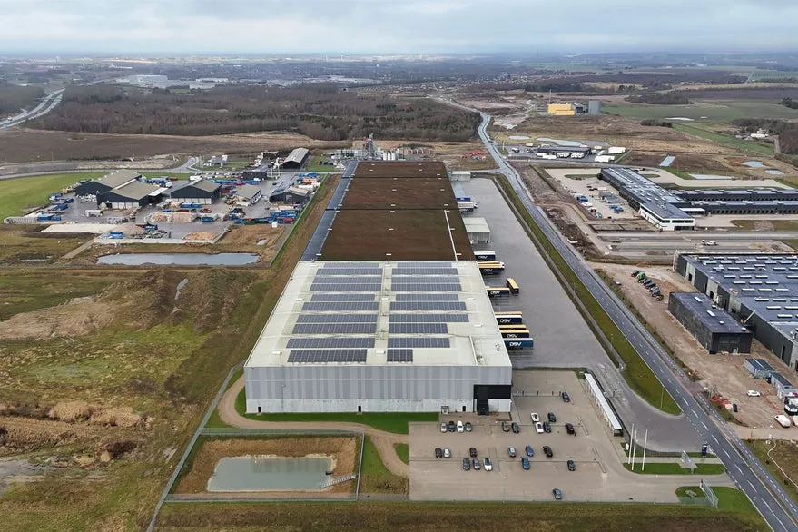 Vista aerea - Logistics Centre with Office in Denmark's Hub