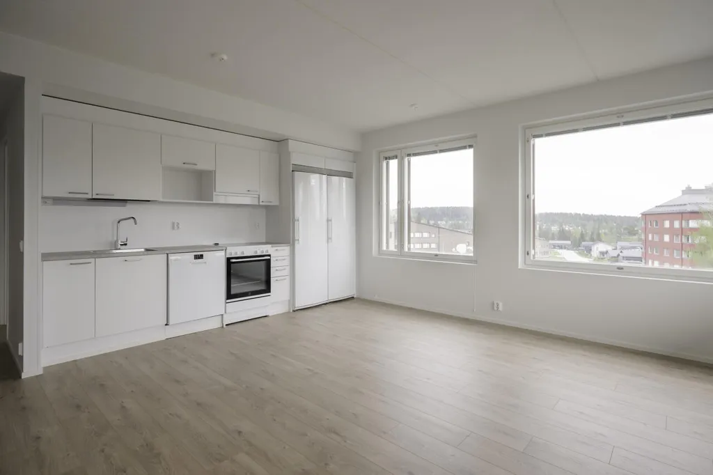 Köök - Modern Flat with Balcony in Jyväskylä