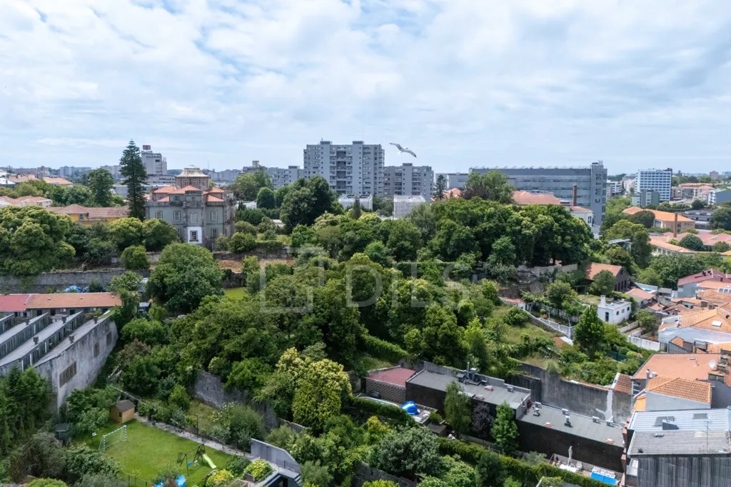 Vue aérienne - T1 Apartment with Balcony in Porto