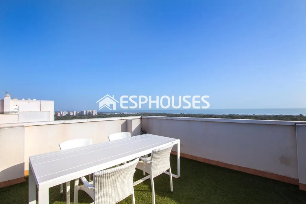 Terrass - Penthouse with Sea View in Guardamar Playa