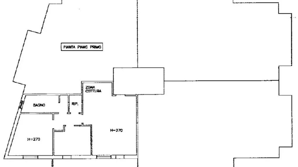 Plan - Triplex with Balcony in Capralba