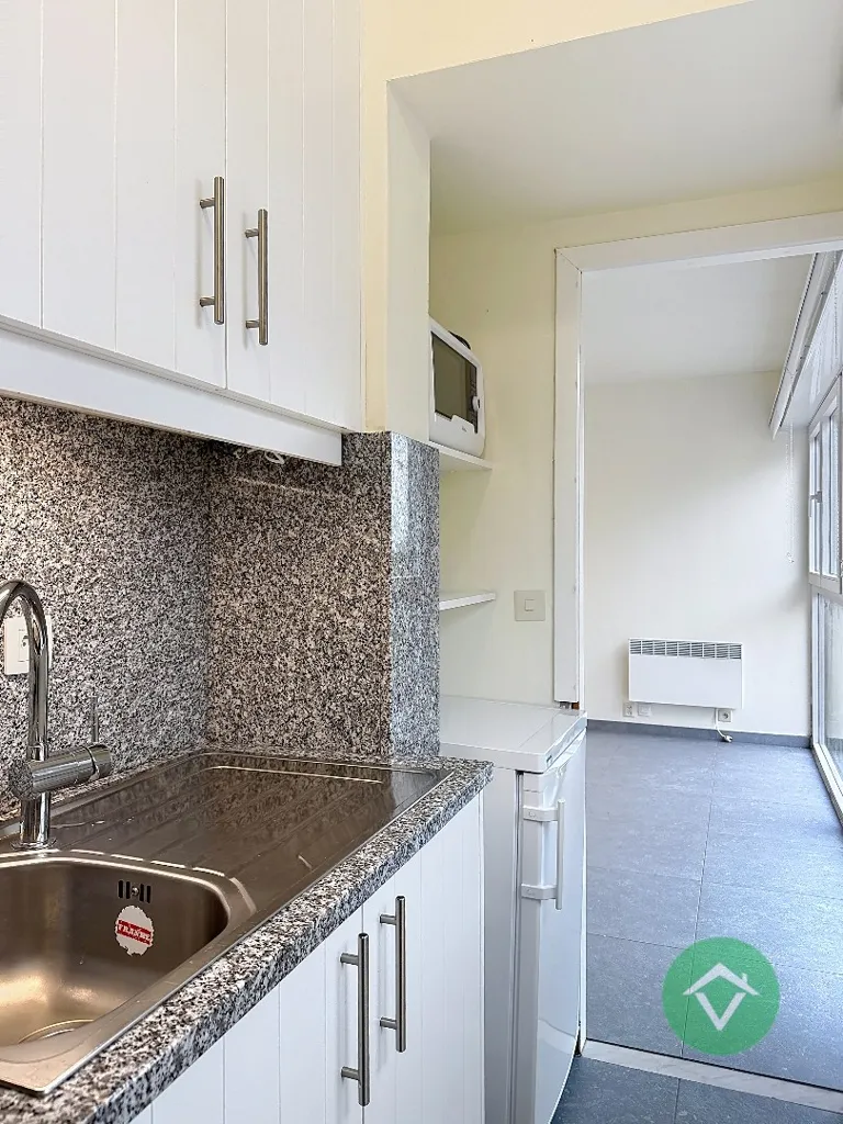 Köök - Studio with Sea View in Middelkerke