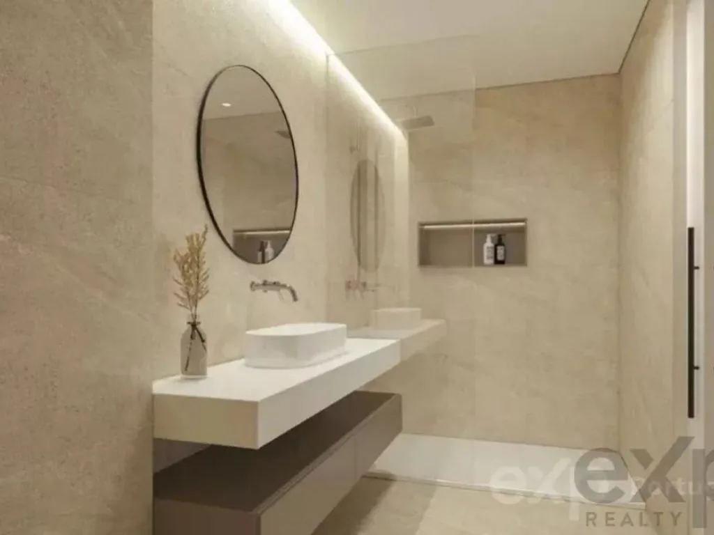 Salles de bain - Two-Bedroom Apartment with Garden View in Funchal