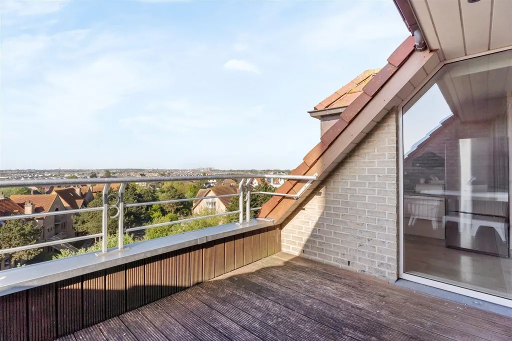 Balcony - Spacious Apartment with Polder Views in Blankenberge