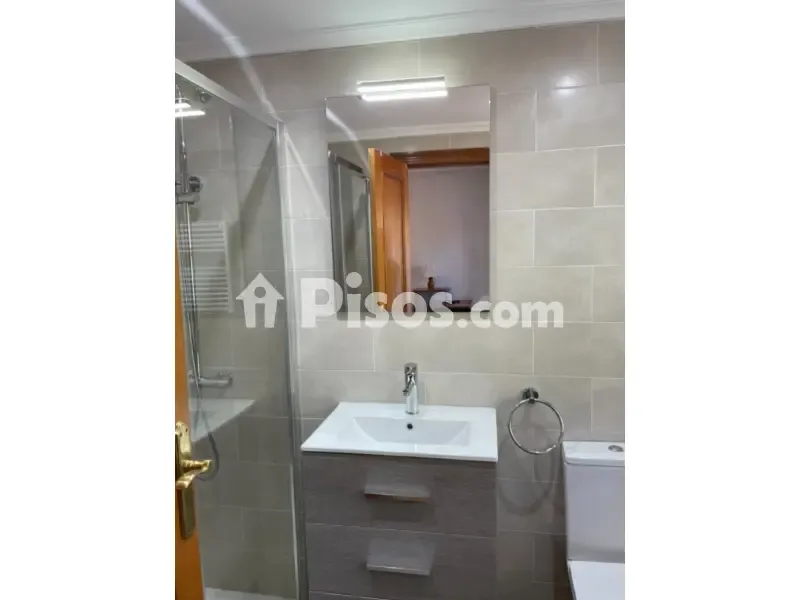 Salles de bain - Furnished Flat with Balcony in San Bernardo