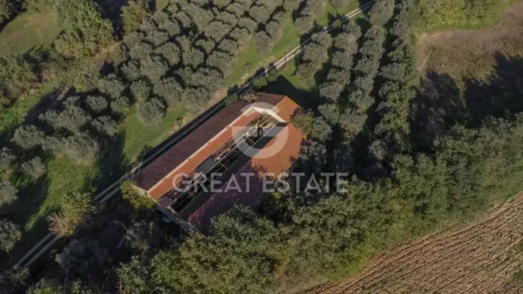 Vue aérienne - Ottocento Casale with Panoramic Views in Cortona