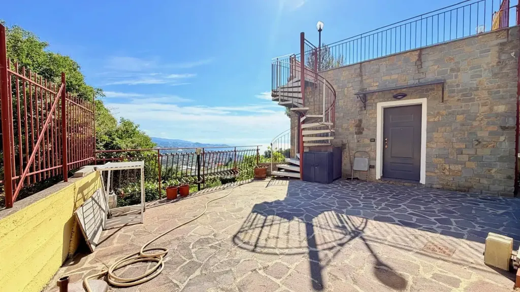 Terrasse - Terraced Apartment with Sea View in Coldirodi