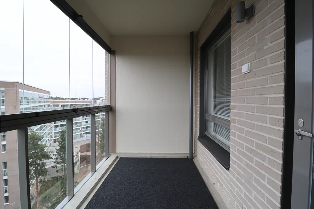 Balcony - Modern Studio with Garden in Leppävaara