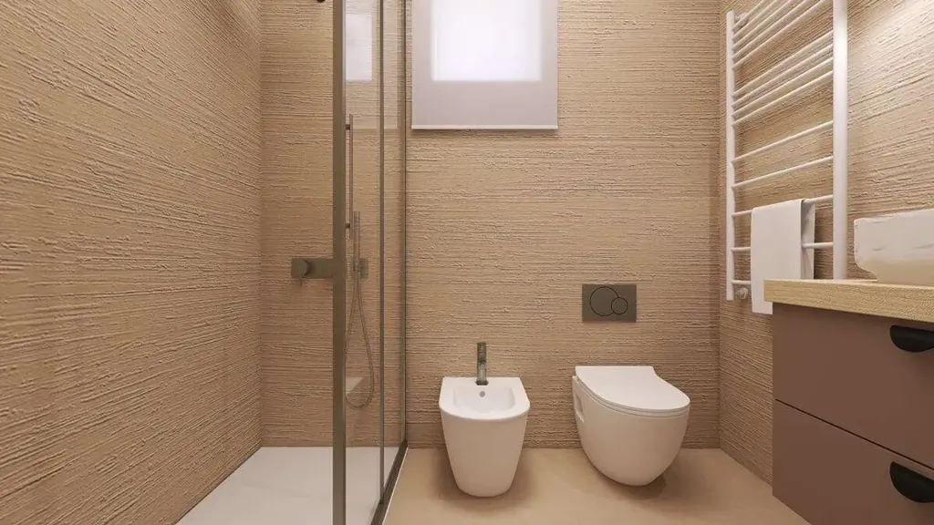 Salles de bain - Newly Constructed Apartment with Balcony in Ancona