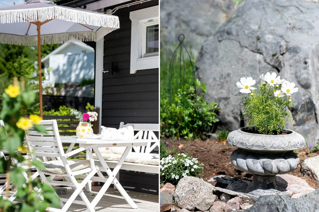 Terrasse - Villa with Garden in Järlåsa