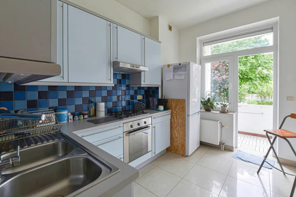 Köök - 1-Bed Apartment with Terrace in Roodebeek
