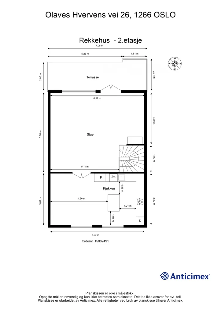 Floor Plan - Spacious Terraced House with Terrace in Quiet Area