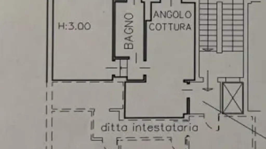 Plan - Modernised 2-Bed Flat with Balcony in Pinerolo