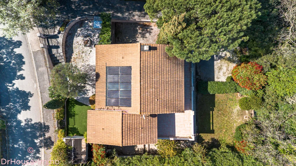 Vue aérienne - Maison avec Terrasse à Arcades dans Domaine Privé à Cogolin