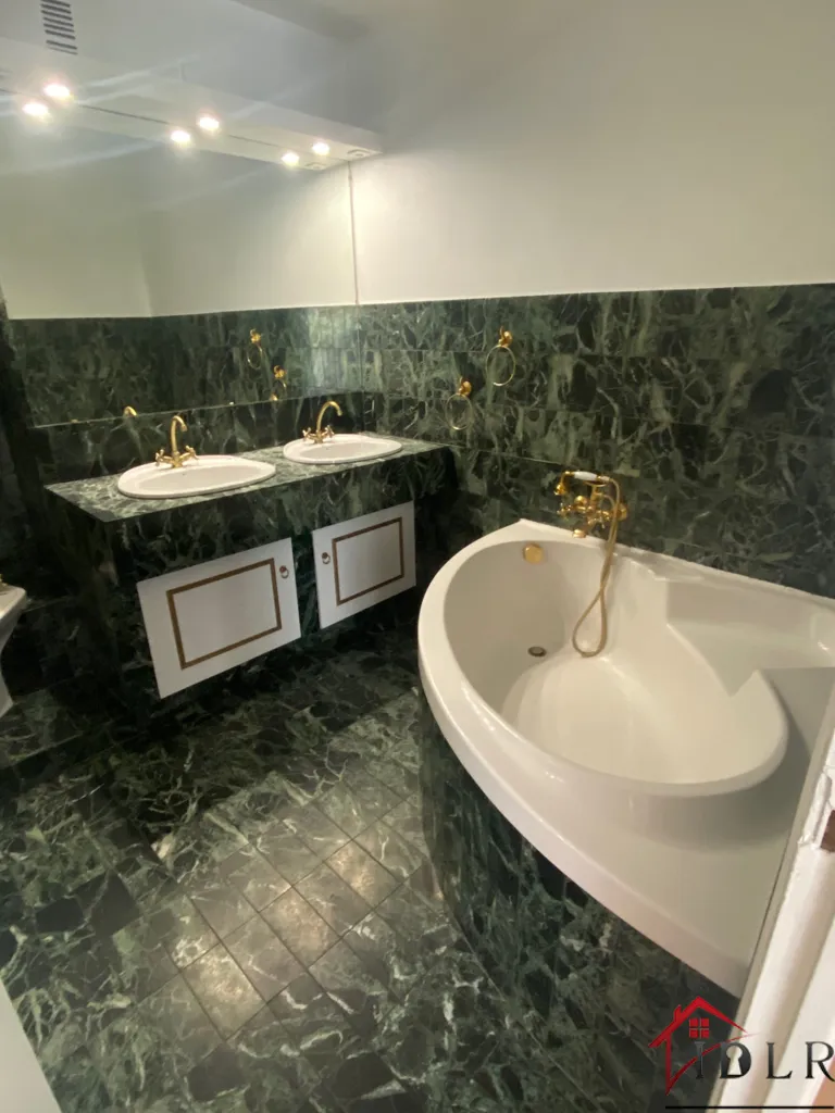 Bathrooms - Renovated Flat with Loggia in Chaumont Centre